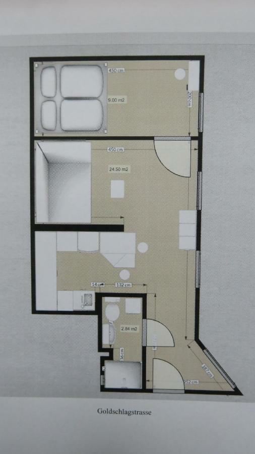 2 Zimmer Wohnung Vienna Luaran gambar